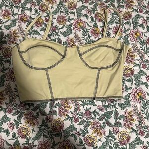 Princess Polly Light Green Bustier Bra